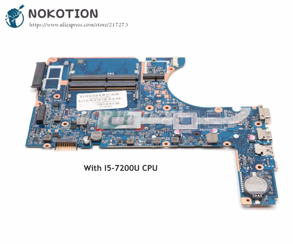 Материнская плата NOKOTION для ноутбука HP 450 G4 470 основная DA0X83MB6H0 SR2ZU i5 7200U