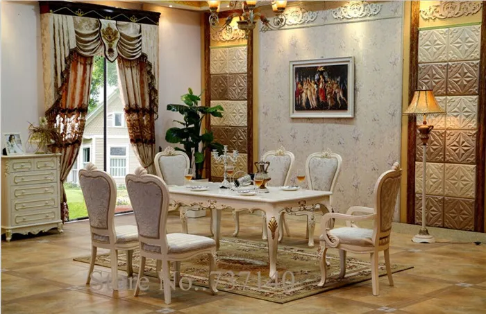 

hot sell white dining table luxury furniture dining table square table retro table set buying agent wholesale price
