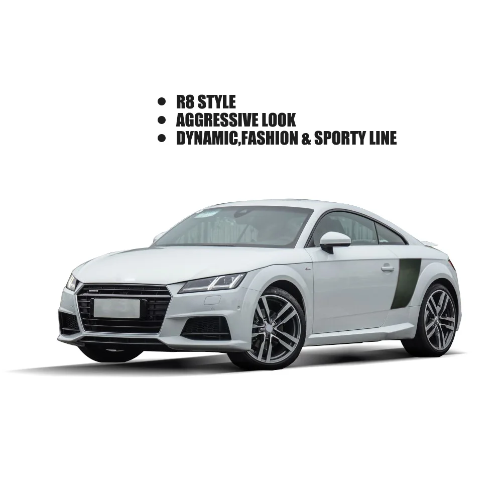 Для Audi TT 8S TTS TTRS Quattro SLINE Coupe 2 Door 2015 2016 2017 фабрика углеродное волокно задние боковые