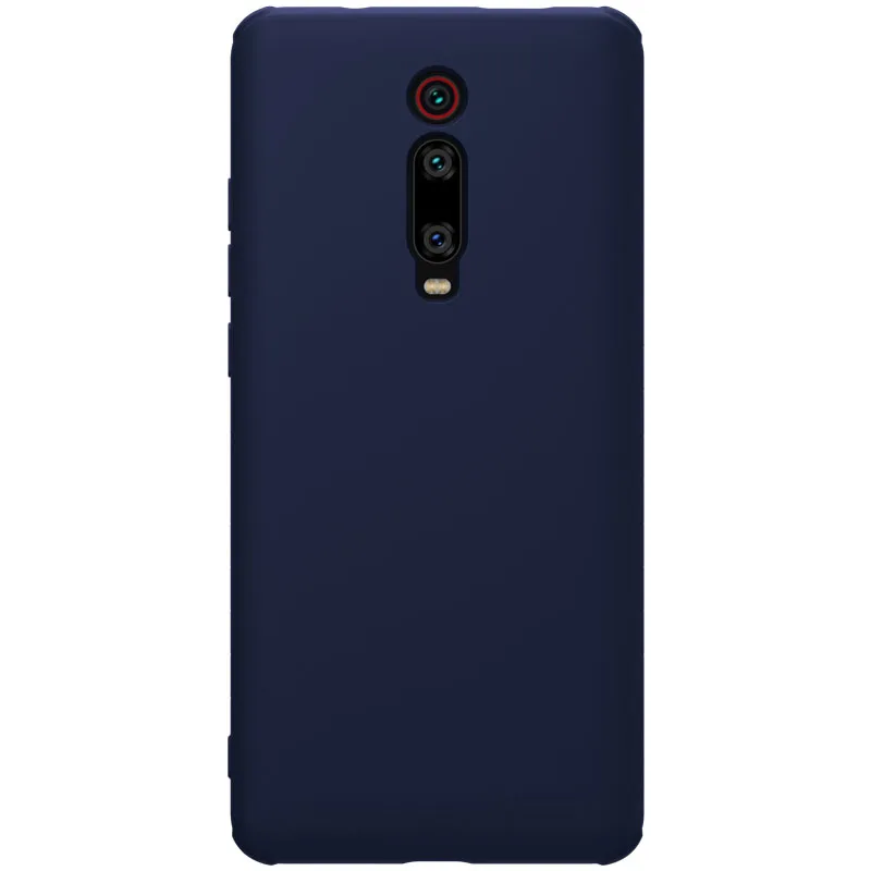 Для Xiaomi mi 9T Pro чехол Nillkin жидкий силиконовый мягкий ТПУ резиновый чехол для смартфона Полный Чехол для Xiao mi Red mi K20 Pro Shell - Цвет: Blue