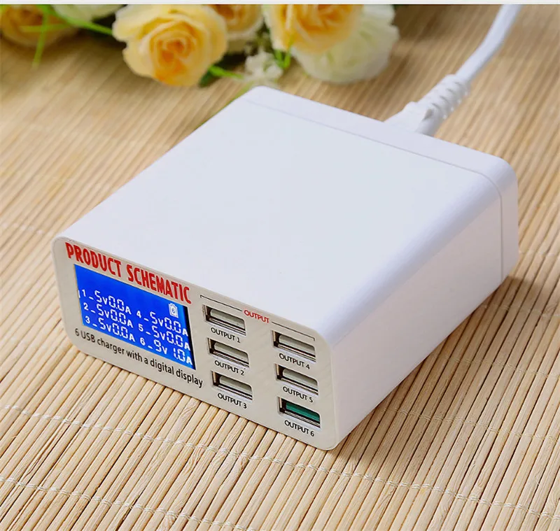 USB-Charger-Portable-Multi-USB-Port-Rapid-Charger-6-Port-USB-Socket-Fast-Charger-with-LCD (1)