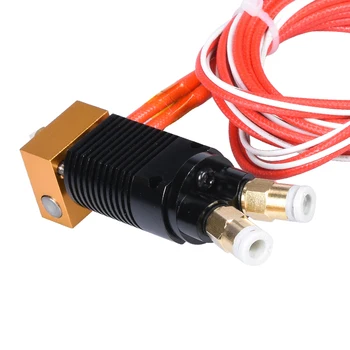 

Funssor 2 in 1 out Extruder Hot End kit for CREALITY 3D Printer Dual-color Printing Nozzle printer 12/24V