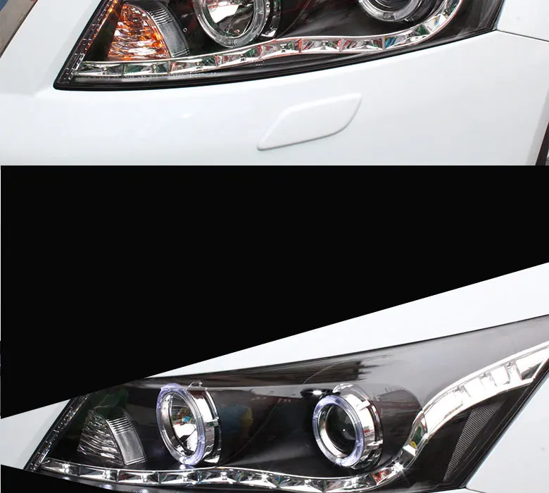 DY_L Автомобиль Стайлинг фара для Honda Crosstour 2008-2012 светодиодный фары DRL H7/D2H HID Xenon Биксеноновые линзы