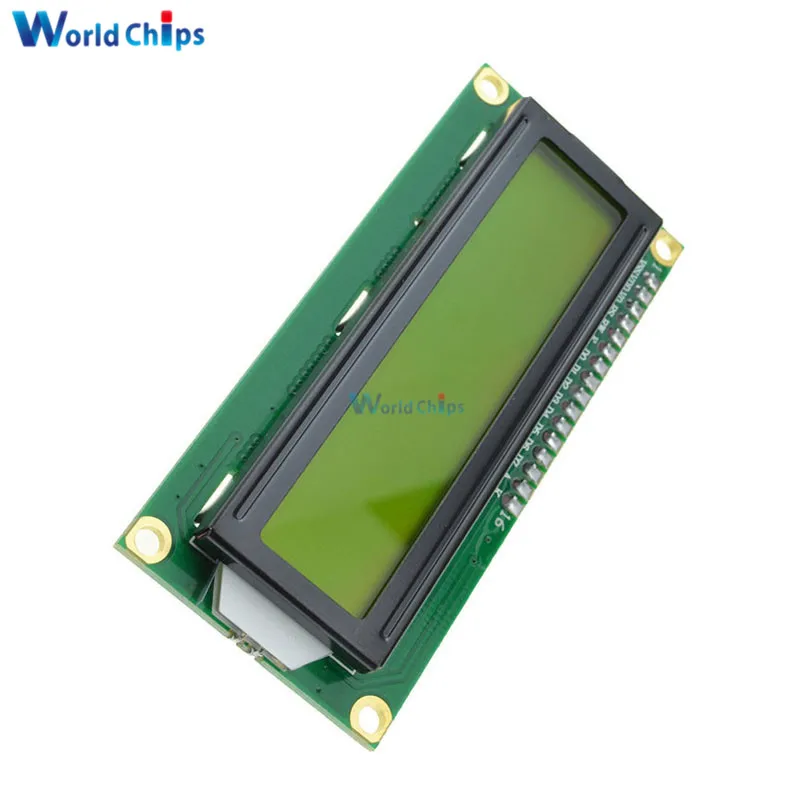 Желтый дисплей IIC I2C TWI последовательный интерфейс SPI 1602 16X2 ЖК модуль для Arduino