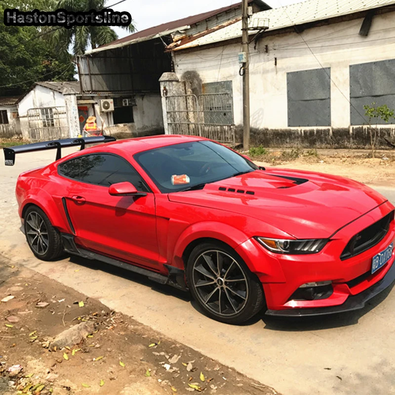

Mustang Modified V Style Carbon Fiber Rear Trunk Lip Spoiler Car Wing for Ford Mustang 2015 2016 2017