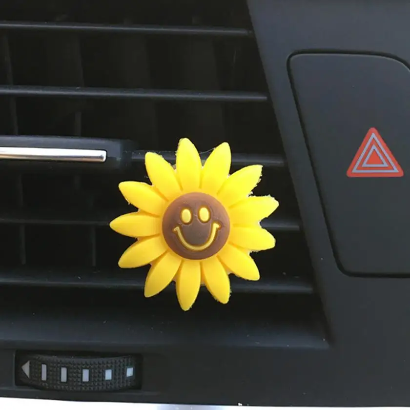 

Car-styling Car Multiflora Sunflower Air Outlet Fragrant Perfume Clip Air Freshener Diffuser Cars Decor Dropshipping Oct24