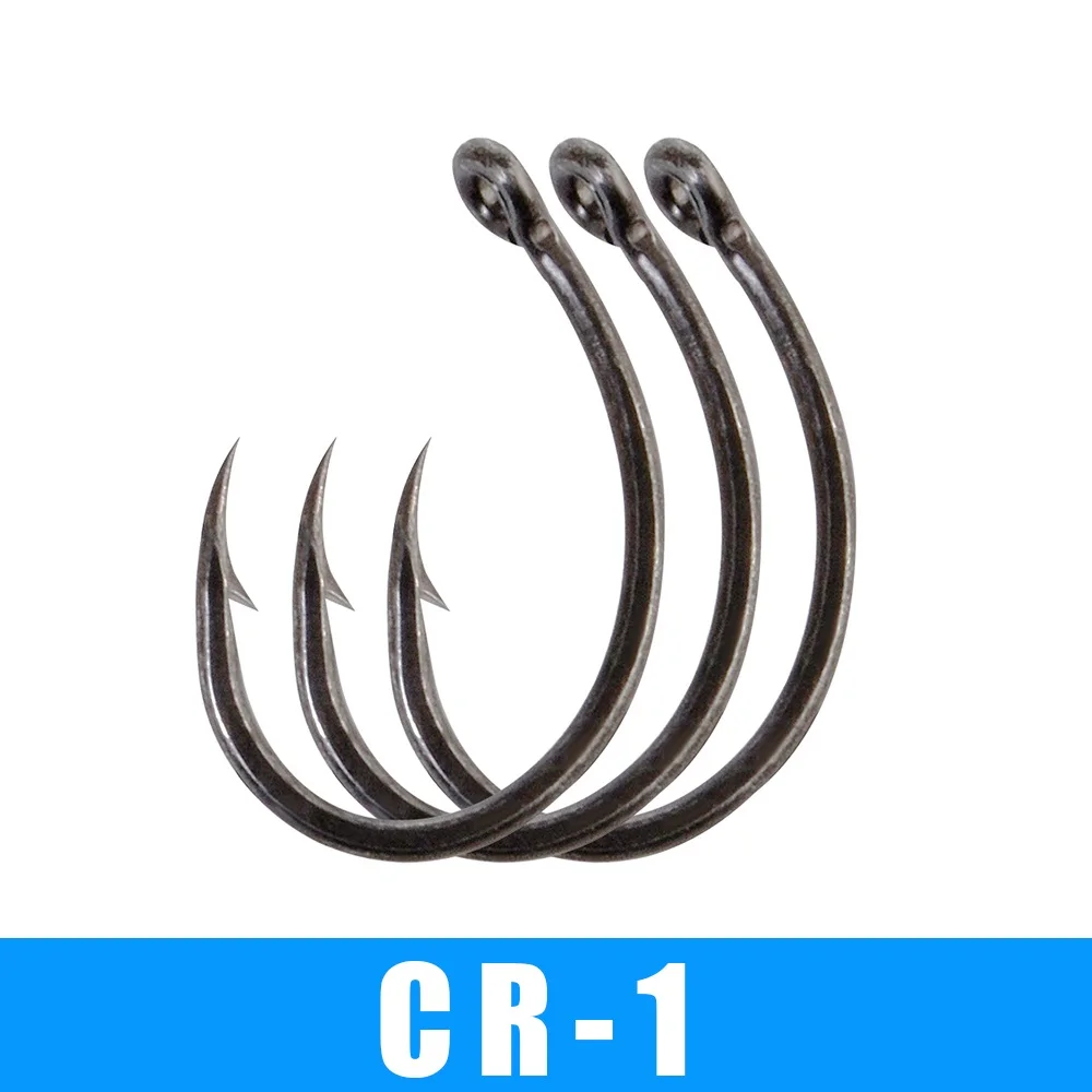 3packs 18 27pcs High Carbon Steel Circle Carp Fishing Hook With Ring