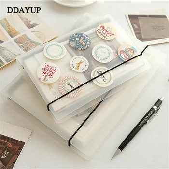 

A5/A6/A7 PVC Notebook Accessory Sheet Shell Office School Stationery Transparent Concise 6 Holes Binder Planner Cover