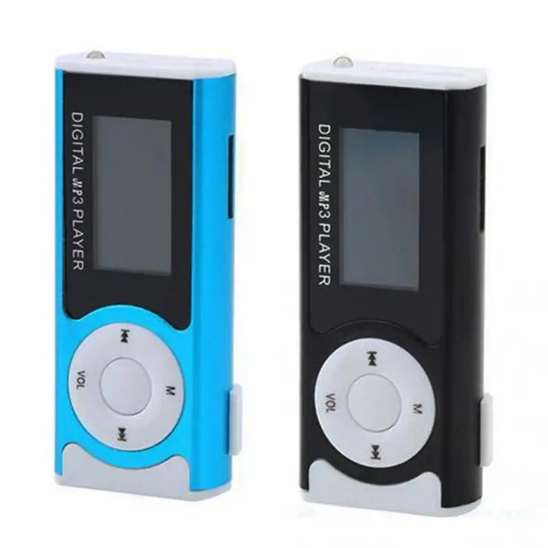 ЖК-экран металлический мини Клип MP3-плеер с микро TF/SD слот Портативный MP3 Музыкальные плееры#25