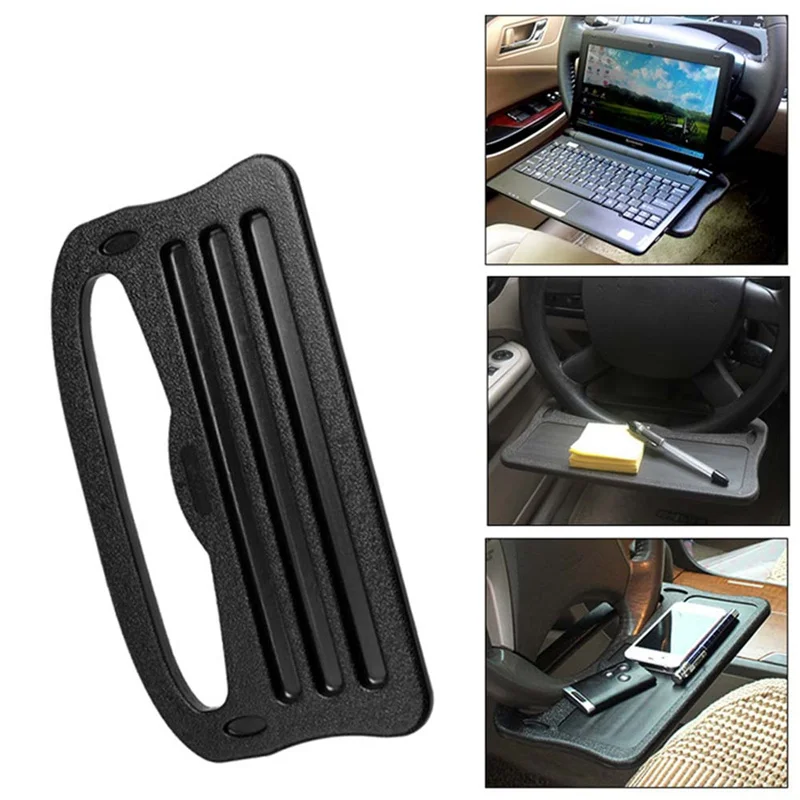 

Universal Car Laptop Stand Desk Dining Table Clip Auto Steering Wheel Tray Drink Holder Desk Table