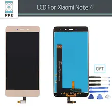 Получить скидку ЖК-дисплей Экран для Xiaomi Redmi Note 4 ЖК-дисплей Дисплей Сенсорный экран планшета Pantalla сборки с Рамки Бесплатная Инструменты