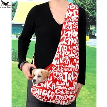 Сумка-переноска для домашних животных на плечо для домашних животных; сумка для отдыха; Сумка-тоут из ткани Оксфорд; слинг-рюкзак для маленьких собак и кошек; поставщик для домашних животных; PP010red