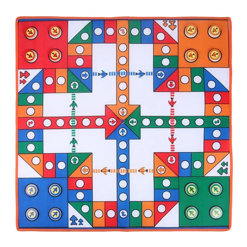 

Baby Playing Rug Game Pad Flying Chess Carpet Kids Education Developing Mat