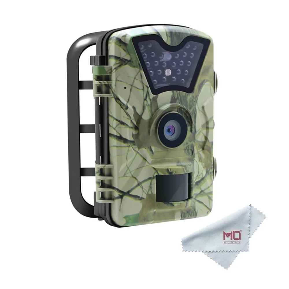 

Moman Game Hunting Trail Camera 1080P 12MP with 90 Degree Detection, 66ft Night Vision Infrared Waterproof Wildlife Observation