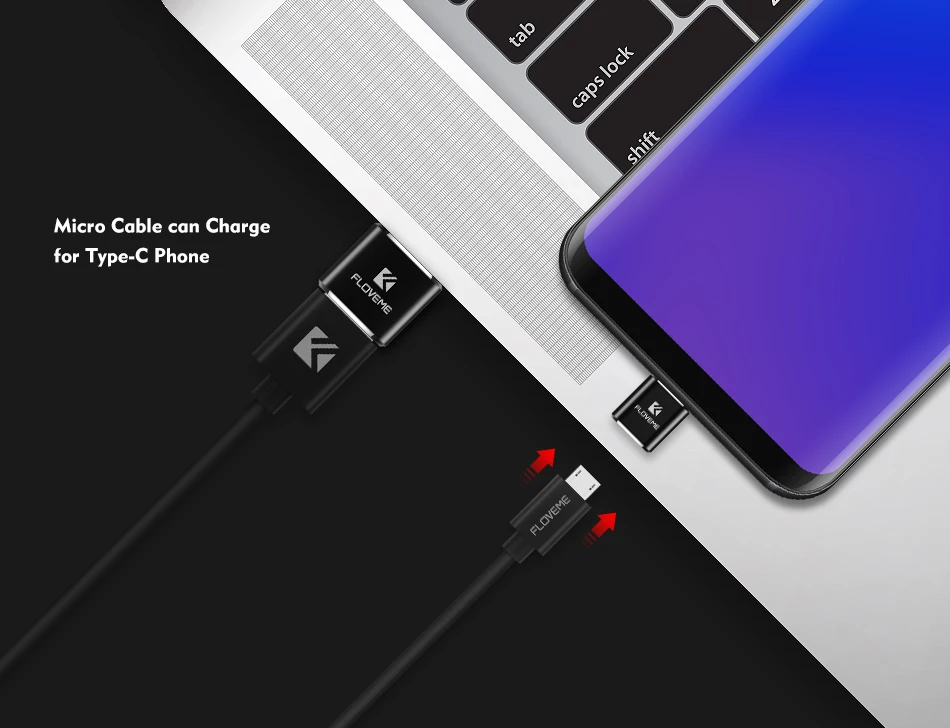 FLOVEME Тип C OTG адаптер Micro USB/USB Женский тип-c Мужской конвертер адаптер для Galaxy S8 Oneplus 3t 3 2 USB-C зарядное устройство