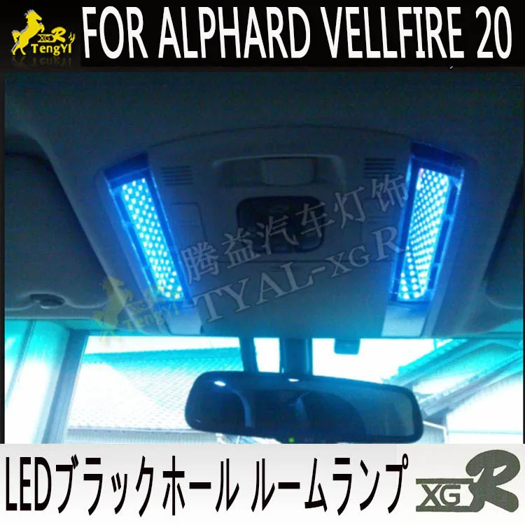 

XGR 3d reading room lamp atmosphere light for alphard 20 vellfire 20 2011 2012 2013 2014 blue color