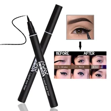 Новая модная Профессиональная подводка для макияжа, водостойкая Стойкая подводка для глаз, инструменты, дешевый макияж, черный жидкий карандаш для подводки глаз
