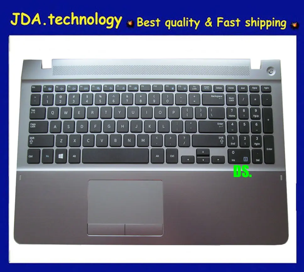 

Wellendorff New/Orig for Samsung NP370R5E NP450R5E NP470R5E NP510R5E 450R5V US keyboard upper cover palmrest Touchpad