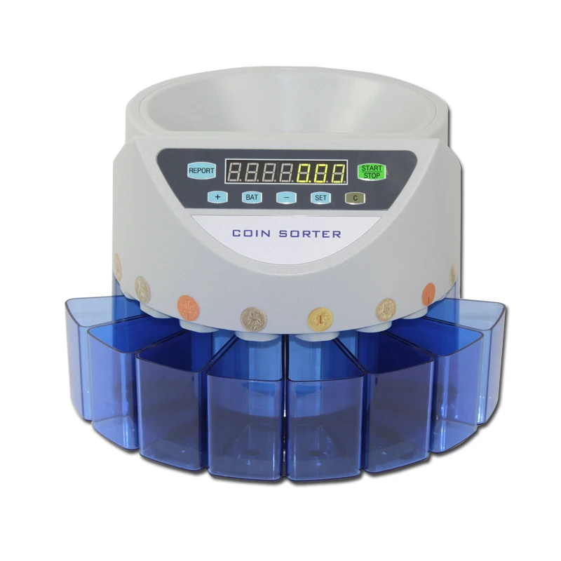Electronic coin sorter coin counting machine for most of countriesin