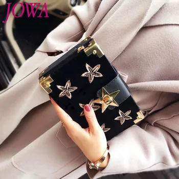 

2019 New Design Women's Evening Bags Vintage Embroidery Stars Handbags Fashion Mini Flap Shoulder Bag Wedding Party Bride Clutch