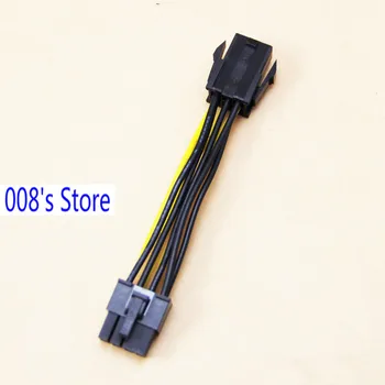 

New 10CM Graphics Card Line 6 Pin Transfer To 8 Pin Graphics Line 18AWG Cable