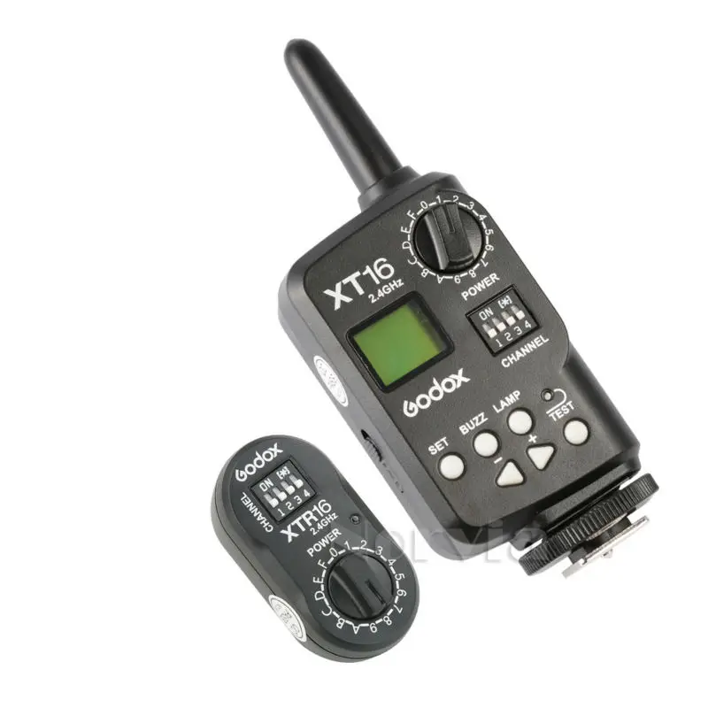 Godox XT-16 XT16 2,4G беспроводной стробоскоп вспышка триггер для XTR-16 передатчик триггер Wistro AD360 DE300 QT600 DP400 QS600 GS200 GT