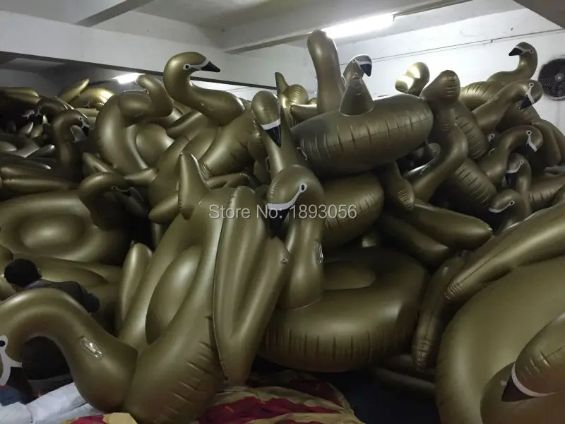 Inflatable Gold Swan-May
