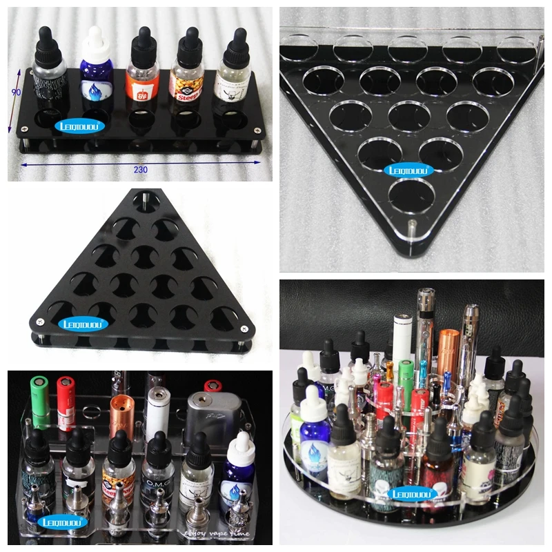 

leiqidudu E cig 30ml 10ml 15ml 20ml e liquid bottle display E cigarette rack electronic atomizer stands display shelf holder