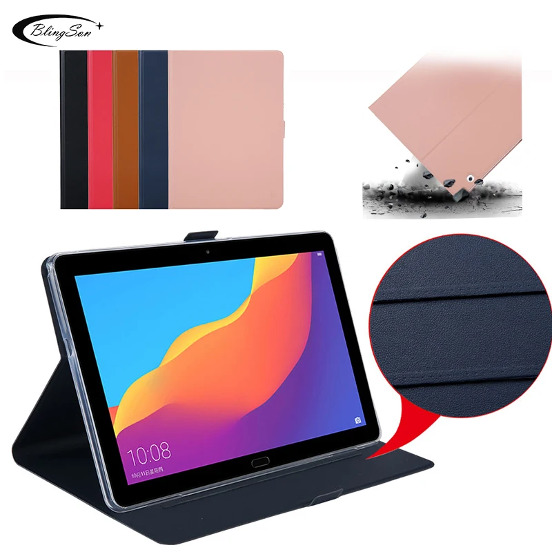 Чехол подставка из экокожи для Huawei Mediapad T5 10 1 дюйма с магнитной застежкой|Чехлы