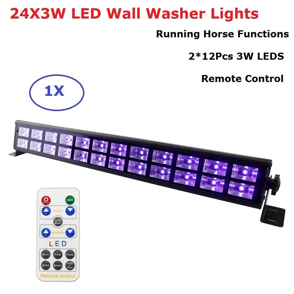 24X3 W ديسكو أضواء البنفسجي UV الأسود أضواء مصابيح دي جي الاسمية LED مصباح للحزب الزفاف الأحداث الإضاءة ليزر مسرح مصابيح جهاز عرض 24X3 W ديسكو أضواء البنفسجي UV الأسود أضواء مصابيح دي جي الاسمية LED مصباح للحزب الزفاف الأحداث الإضاءة ليزر مسرح مصابيح جهاز عرض