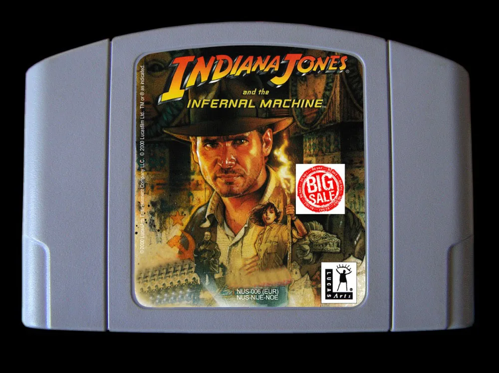 64-битные игры* Индиана Джонс и адская машина(английская версия PAL