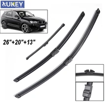 Xukey 2"+ 20"+ 1" для леворульных автомобилей стеклоочистители ветрового стекла для BMW X3 F25 2010 2011 2012 2013 спереди Защита от солнца на заднее стекло