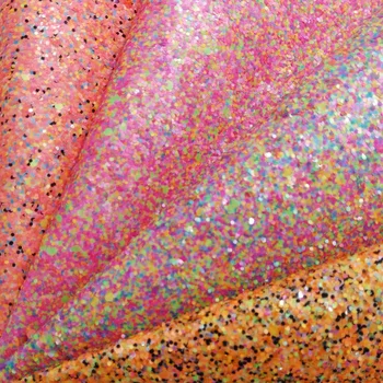 

Glitter Leather Fabric Embossed Polka Dots PU Leather Faxu Leather Fabric for Sewing DIY Synthetic Leather P77