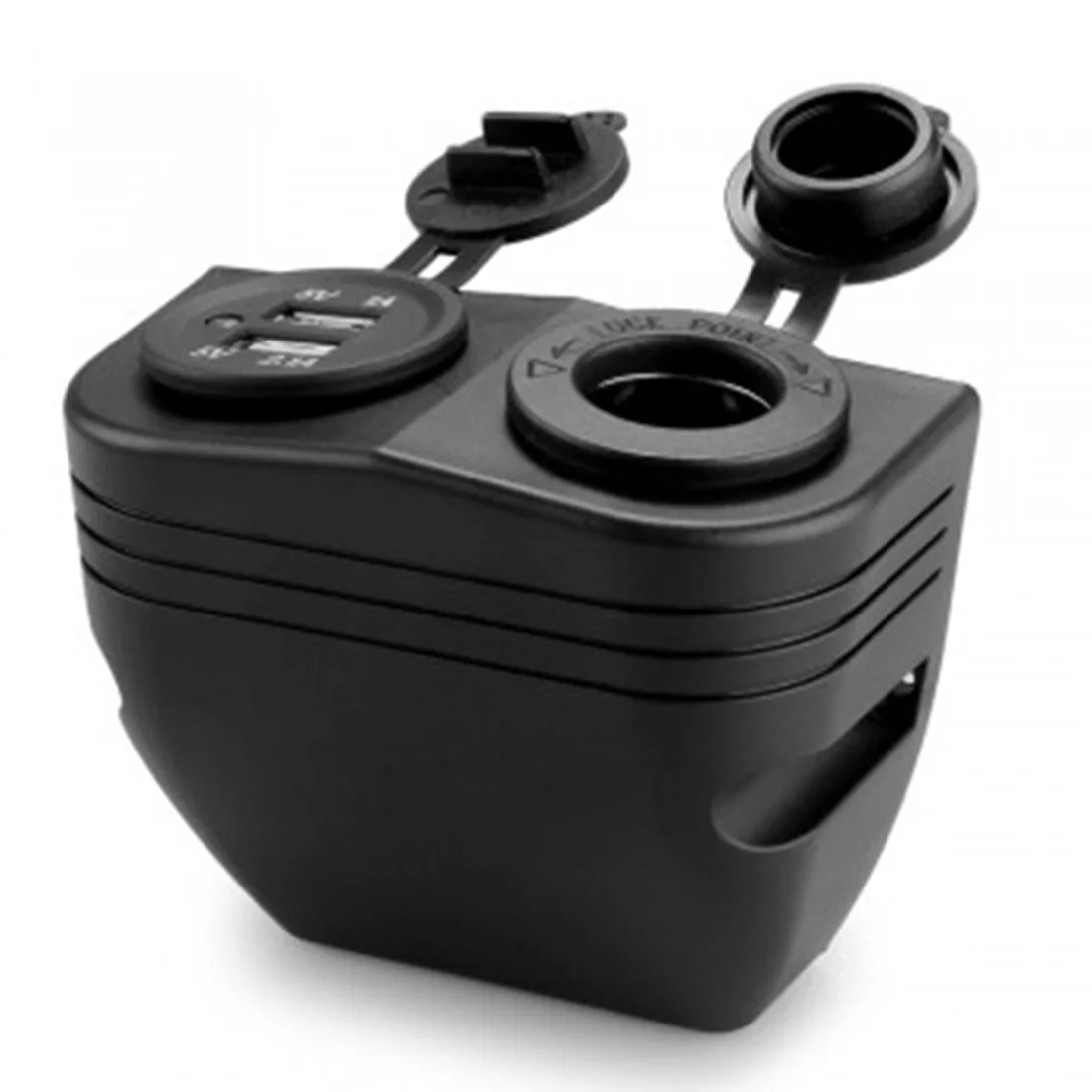 Dewtreetali high quality Dual USB Auto Car Cigarette Lighter Socket