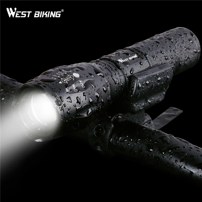 WEST BIKING велосипедный светильник USB Перезаряжаемые фокусировки вспышка