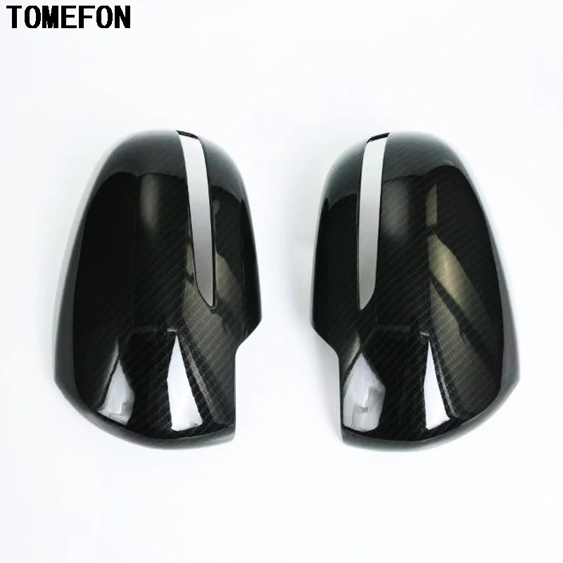 

TOMEFON For Suzuki Sx4 S-Cross 2014-2018 ABS Carbon Fiber Paint Side Rearview Mirror Cover Shell Auto Exterior Styling 2pcs