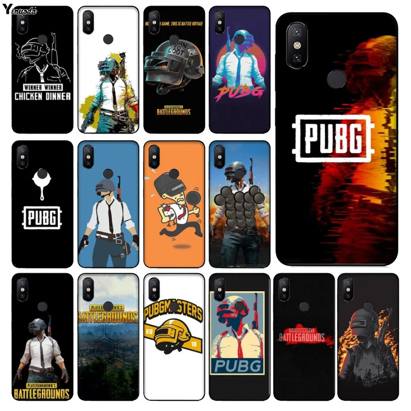 

Yinuoda pubg batterground game Customer High Quality Phone Case for xiaomi mi 6 8 se note2 3 mix2 redmi 5 5plus note 4 5 5