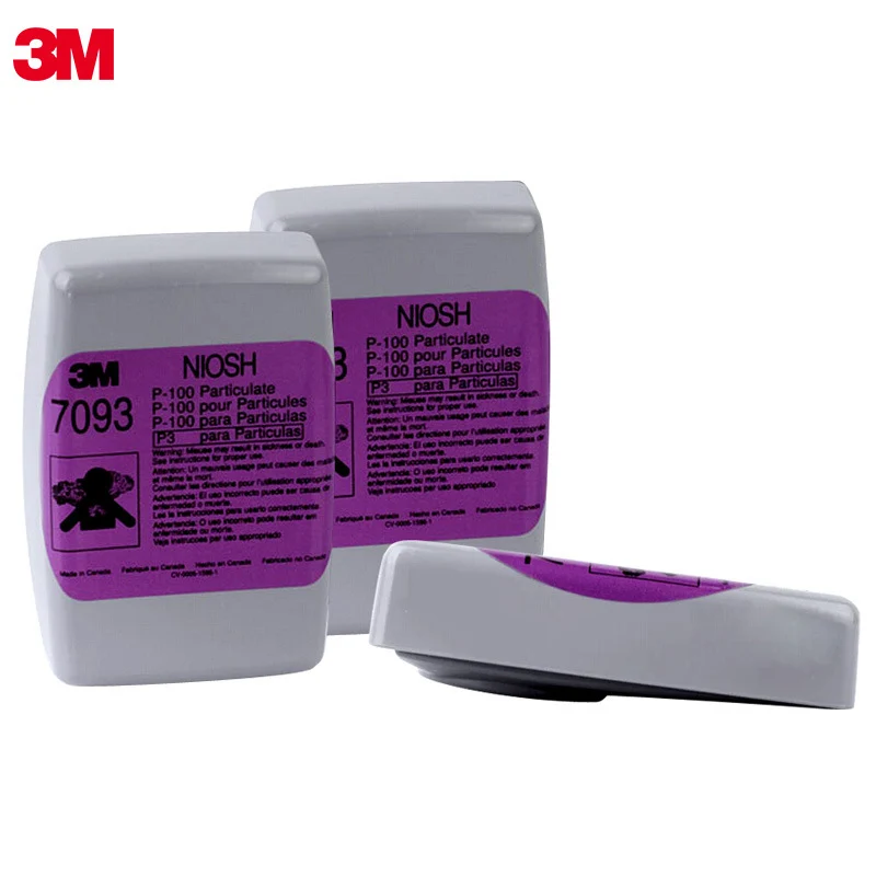 

3M 7093 Fog-Proof Dust-Proof Radioactive P100 Particulate Matter Filter Cotton Suitable For 3M6200/6800/7502 Mask