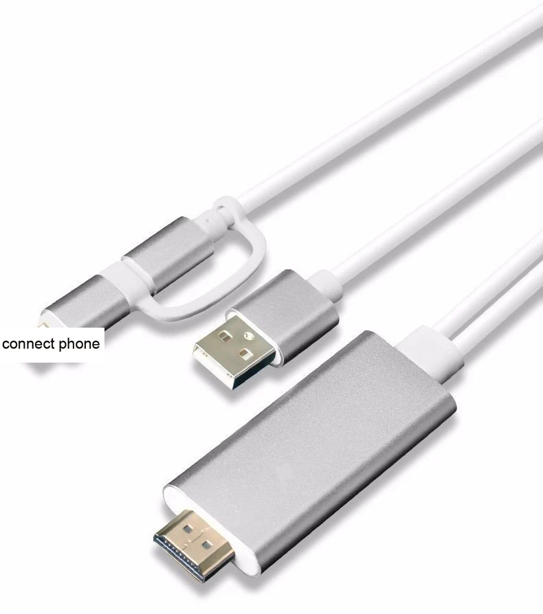 Универсальный HDMI кабель видео адаптер телефон к телевизору зарядное устройство для SAMSUNG Galaxy S5 S7 Edge Note 4 для iPhone x 5 6 7 8 Plus для ipad