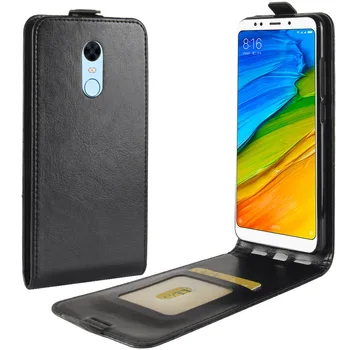 

Brand gligle up and down open leather cover case for Xiaomi Note 5 / Redmi 5 Plus case protective shell bags