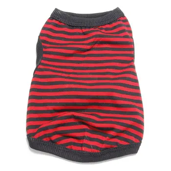 

1pcs Fashionable Cute Summer Clothes Teddy Dog Colorful Strip Vest Pet Supplies For Dogs Cats
