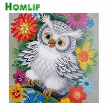 5d diy на заказ kerstkaarten бриллиантовый рисунок Рождество карты животное сова полный квадратный kerstkaarten Алмазная вышивка кофе подарки