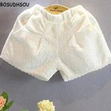 Bosudhsou/yyy-31 новые шорты для девочек детские шорты вязаные цветы для девочек детские кружевные шорты с цветочным рисунком одежда для детей