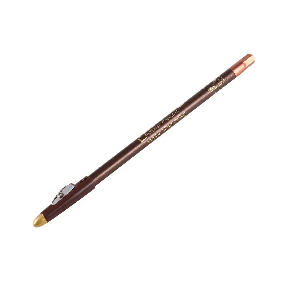 

1PC Waterproof automatic Brown Eyebrow Eyeliner Pencil With Sharpener Lid Make Up Tool