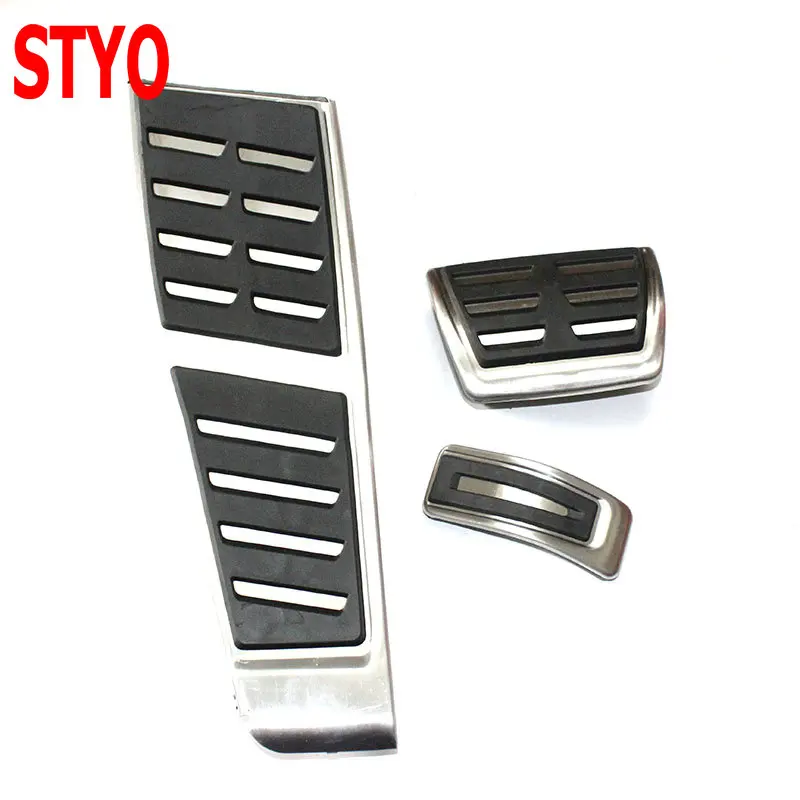 

For RHD Audi A7 S7 RS7 4G8 2010-2016 A6 S6 RS6 C7 4G Stainless steel footrest Brake gas pedal Car pedal Cover AT pedal