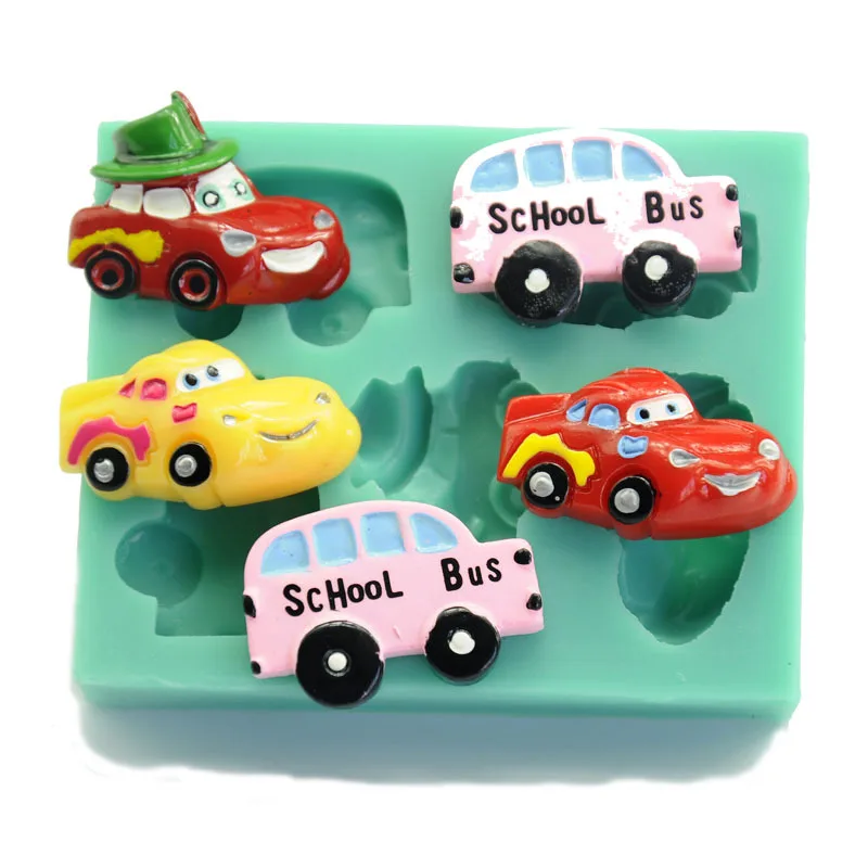 Five Design Car Silicone Soap Cake Mold Cake ...