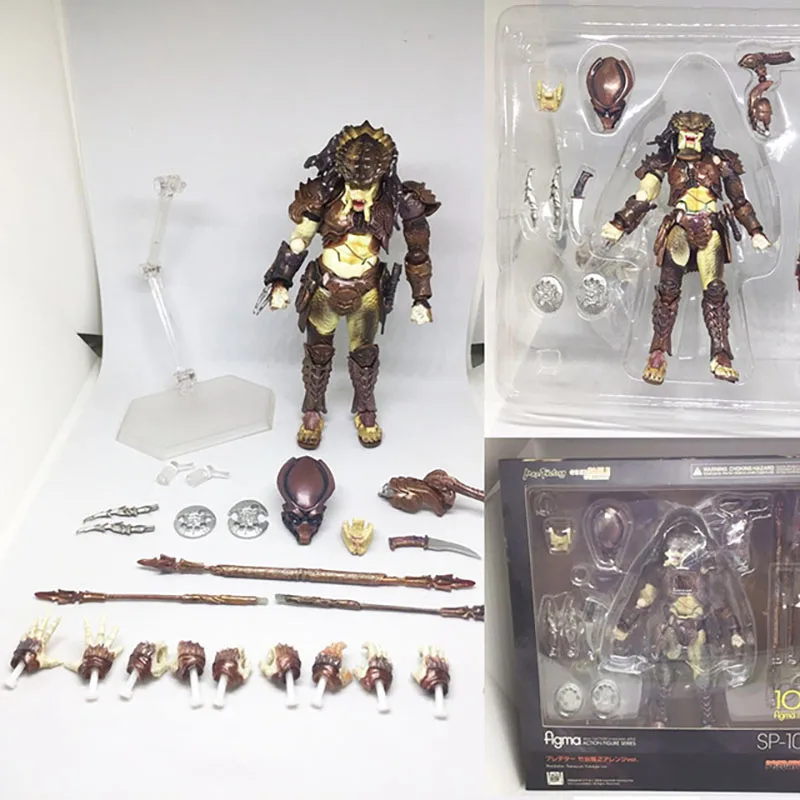 Figma SP 109 10th Чужой против Хищник 2 Рисунок игрушечных пластиковых экшн фигурок из