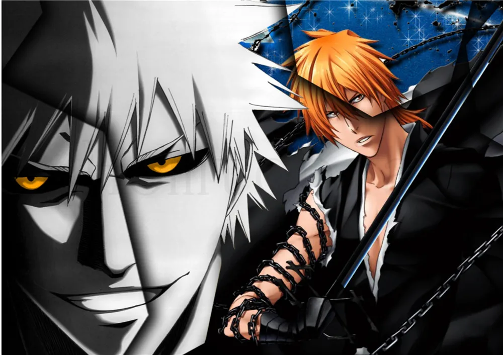 BLEACH плакаты мультфильм наклейки на стену с белым покрытием бумага печатает Высокое разрешение гостиная спальня бар украшения дома искусство бренд