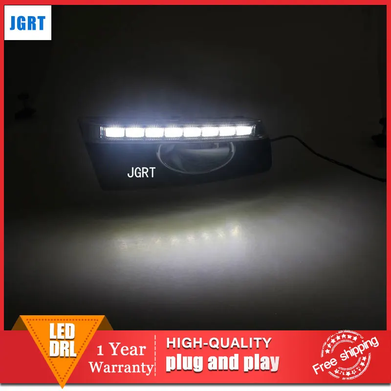

car styling 2013-2014 For VW Bora LED DRL For Bora led fog lamps daytime running light High brightness guide LED DRL