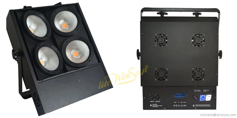 Led Stage Blinder COB 400w WW+CW Warm Cool Light Suit for Pro stage,Disco,Dj,Nightclub,Studio
